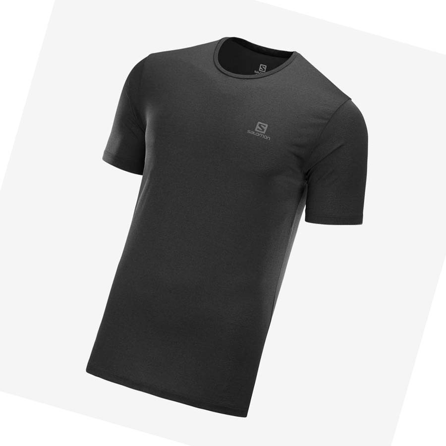 Camiseta Salomon AGILE TRAINING Hombre Negros | MX 3245LIS